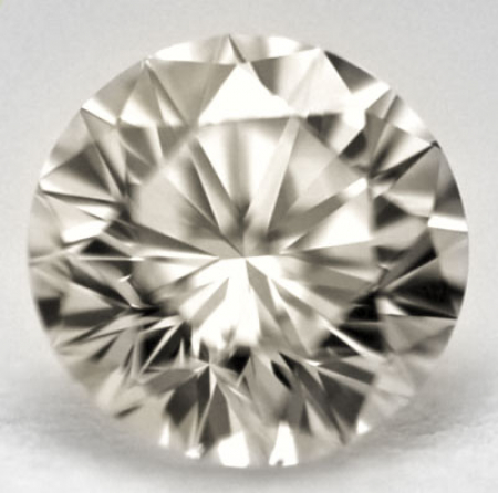 Brillant mit 2.6mm, 0.08 Ct Getöntes Weiss