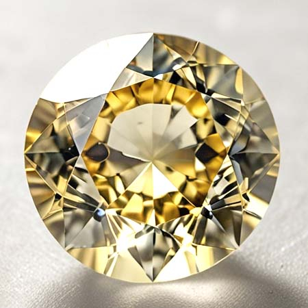 Gelber Tansanit mit 0.55 Ct