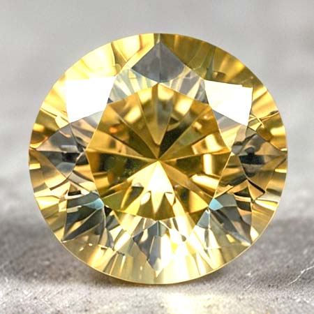 Gelber Tansanit mit 0.49 Ct