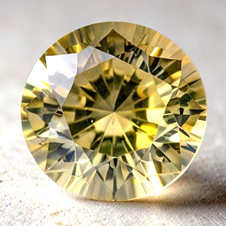 Gelber Tansanit mit 0.64 Ct