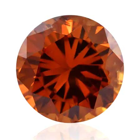 Orange Argyle-Brillant mit 1.9 mm, SI