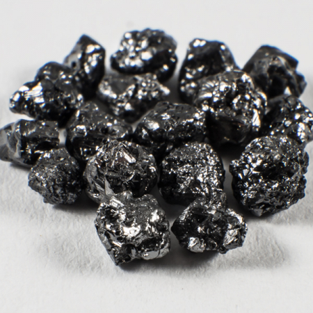 16 Stück Schwarze Rohdiamanten mit 1.83 Ct