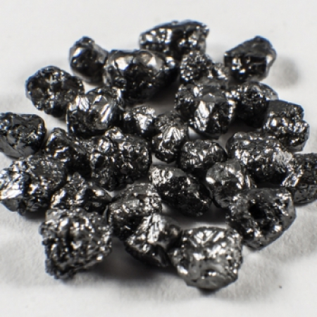 26 Stück Schwarze Rohdiamanten mit 2.78 Ct