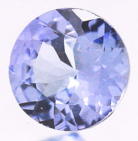 Bicolor Tansanit mit 0.73 Ct, unbehandelt