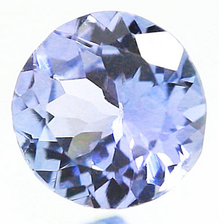 Bicolor Tansanit mit 0.80 Ct, unbehandelt