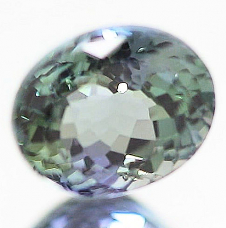 Bicolor Tansanit mit 2.59 Ct, unbehandelt