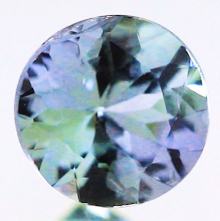 Bicolor Tansanit mit 0.78 Ct, unbehandelt