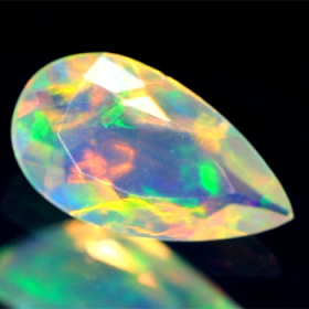 Facettierter Welo-Opal 1.06 Ct, AAA-Qualtität