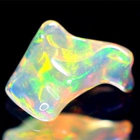 Welo Opal-Kristall AAA Grade, 1.50 Ct, poliert