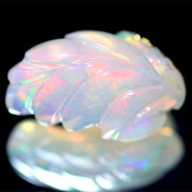 Gravierter Welo Opal-Kristall mit 11.96 Ct