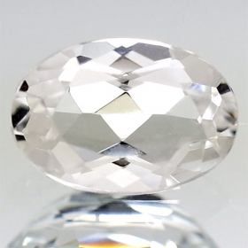 Aquamarin mit 11 x 7 mm, unbehandelt
