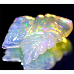 Gravierter Welo Opal-Kristall mit 13.35 Ct