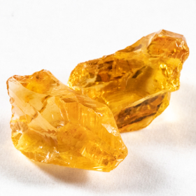 2 Citrin Kristalle mit 13.92 Ct