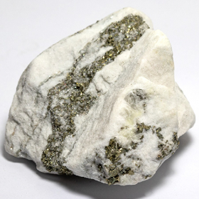 Zuckerdolomit mit Pyrit mit 147 g