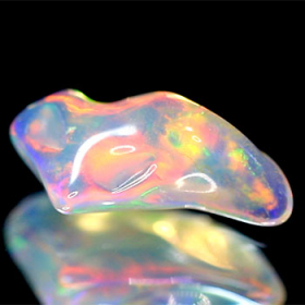 Welo Opal-Kristall AAA Grade, 2.17 Ct, poliert
