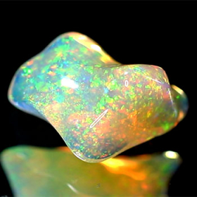 Welo Opal-Kristall AAA Grade, 2.94 Ct, poliert