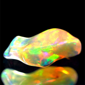 Welo Opal-Kristall AAA Grade, 3.57 Ct, poliert