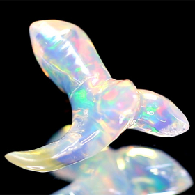 Gravierter Welo Opal-Kristall mit 3.73 Ct