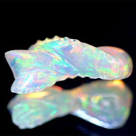 Gravierter Welo Opal-Kristall mit 5.27 Ct