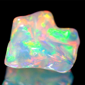Welo Opal-Kristall AAA Grade, 6.15 Ct, poliert