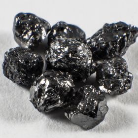 8 Stück Schwarze Rohdiamanten mit 0.58 Ct