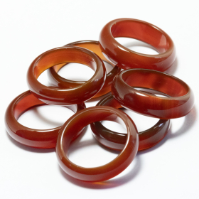 Edelstein Ringe Achat, verschiedene Größen