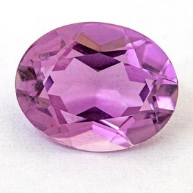 Amethyst 10 x 8 mm im Ovalschliff