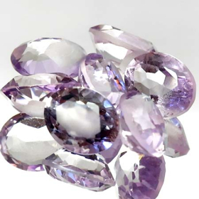 16.55 Ct Amethyste, teilgeschliffen