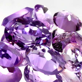 19.61 Ct Amethyste, teilgeschliffen