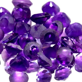 22.29 Ct Amethyste, teilgeschliffen