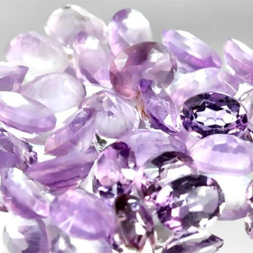 32.01 Ct Amethyste, teilgeschliffen