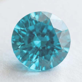 Neonblauer Apatit mit 1.28 Ct