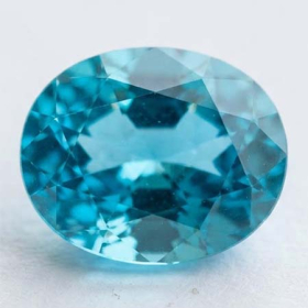 Neonblauer Apatit mit 1.65 Ct