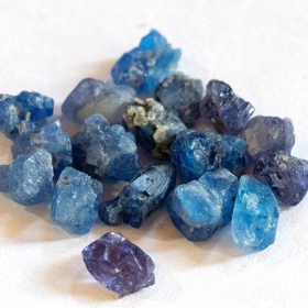 Kobalt Spinell Kristalle, 5 Ct, ca. 3 - 5 mm
