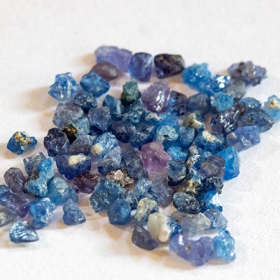 Kobalt Spinell Kristalle, 5 Ct, ca. 2 - 3 mm