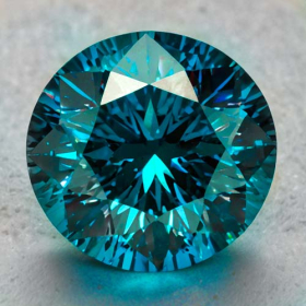 Einkaräter Blauer Brillant mit 1.015 Ct, VVS