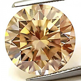 Argyle-Brillant mit 2.8 mm, 0.10 Ct, VVS - IF