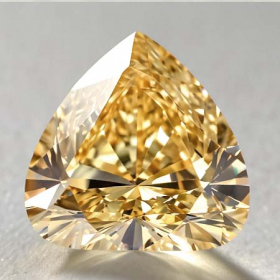 Viertelkaräter Diamant mit 0.24 Ct im Herzschliff, SI