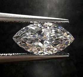Diamant 0.91 Ct Getöntes Weiss, SI 2