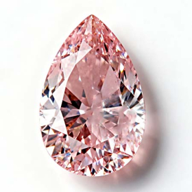 Rarität: Padparadshafarbener Diamant mit 0.27 Ct, VVS