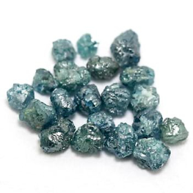 20 Stück Blaugrüne Rohdiamanten 2.16 Ct