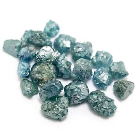 20 Stück Blaugrüne Rohdiamanten 1.82 Ct