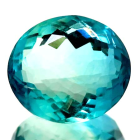 Fluorit mit 11.68 Ct, facettiert, AAA Grade