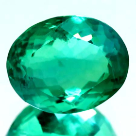 Fluorit mit 12.08 Ct, facettiert, AAA Grade