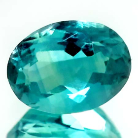 Fluorit mit 3.85 Ct, facettiert, AAA Grade