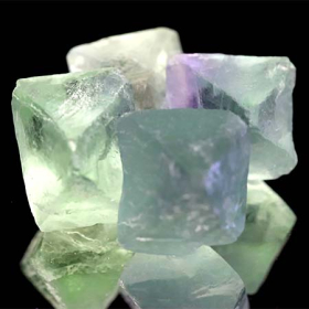 Fluorit Kristalle mit 97.24 Ct