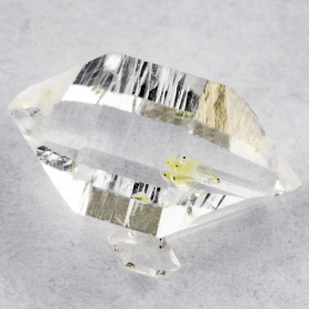 Besonderheit: Herkimer "Diamant" mit Wassereinschluss und Luftblase, 0.86 Ct