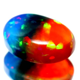 Bicolor Opal mit 2.44 Ct, AAA Grade