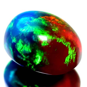 Bicolor Opal mit 3.14 Ct, AAA Grade