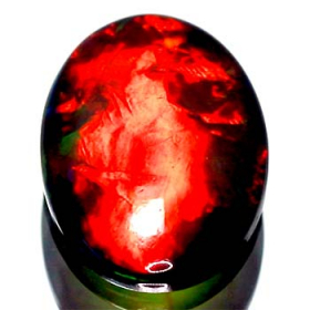 Schwarzer Opal mit 3.48 Ct, AAA Grade